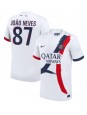 Paris Saint-Germain Joao Neves #87 Gostujuci Dres 2024-25 Kratak Rukavima